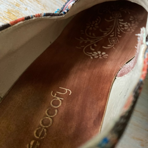 Socofy Leather Shoes Clogs Sz 42 (10-11) BEAUTIFUL detail and COMFY! - Picture 6 of 10